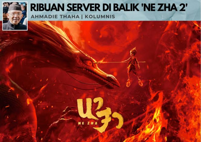 
 Poster Ribuan Server di Balik Visual Ne Zha 2
